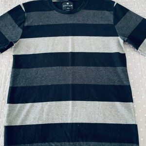 Black & Gray Striped Shouthouse Sweater NWOT